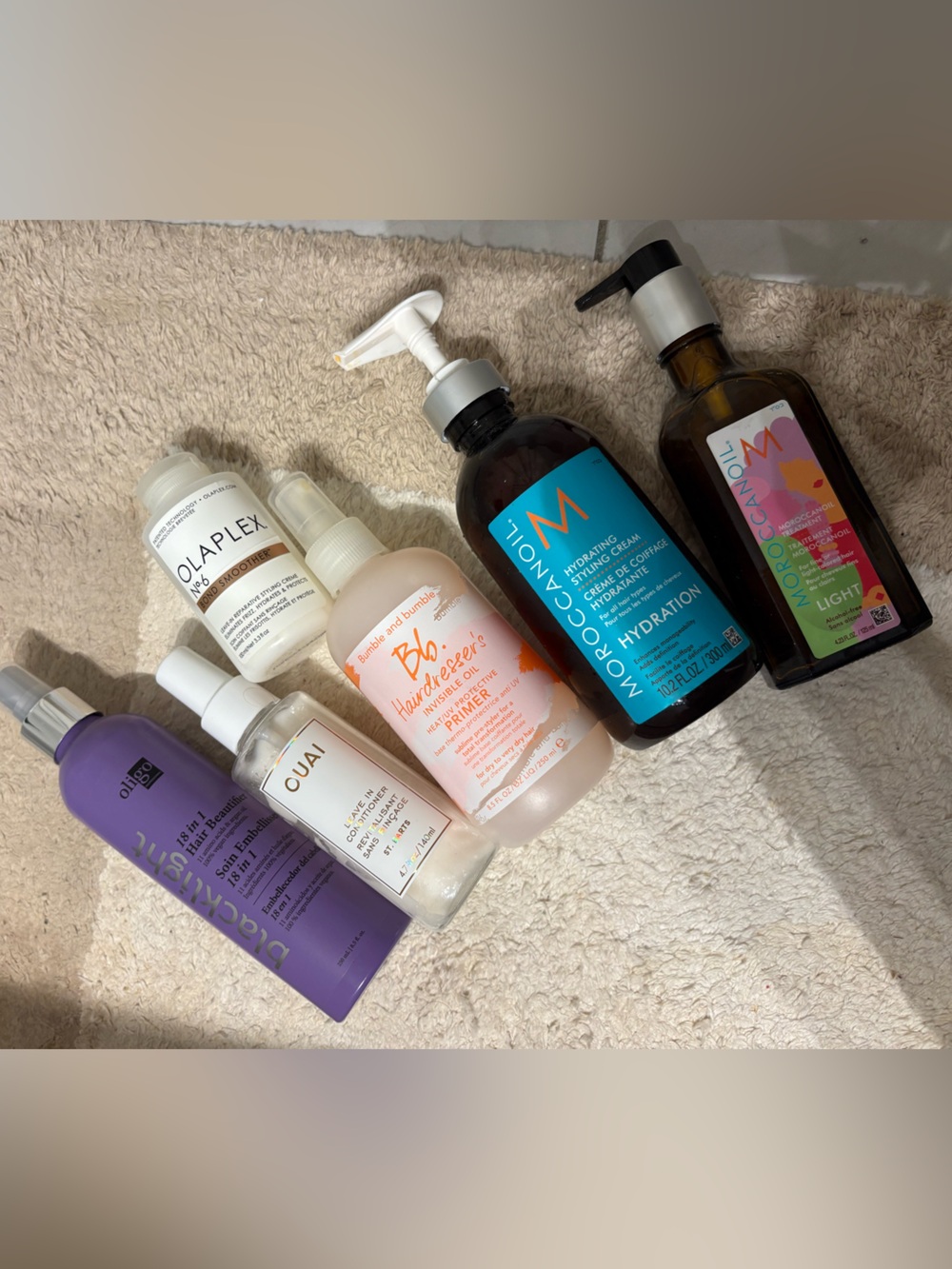 Luxury Hair Care Bundle | Olaplex, Moroccanoil, OUAI, BB, Oligo